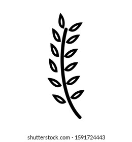 grain icon isolated sign symbol vector illustration - high quality black style vector icons
