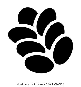 grain icon isolated sign symbol vector illustration - high quality black style vector icons
