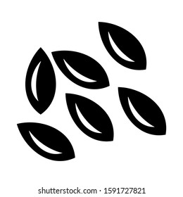grain icon isolated sign symbol vector illustration - high quality black style vector icons
