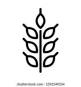 grain icon isolated sign symbol vector illustration - high quality black style vector icons

