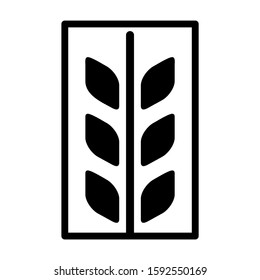 grain icon isolated sign symbol vector illustration - high quality black style vector icons
