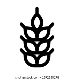 grain icon isolated sign symbol vector illustration - high quality black style vector icons
