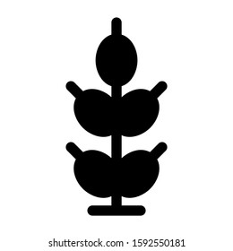 grain icon isolated sign symbol vector illustration - high quality black style vector icons
