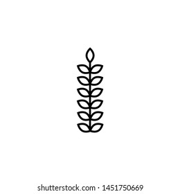 Grain icon. Isolated wheat and grain icon line style. Premium quality wheat vector symbol drawing grain concept for your logo web mobile app UI design.