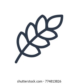 Grain icon. Isolated wheat and grain icon line style. Premium quality wheat vector symbol drawing grain concept for your logo web mobile app UI design.