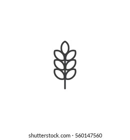 grain icon. sign design