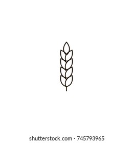 grain icon. sign design