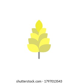 Grain icon. Simple color vector elements of vegetarian food icons for ui and ux, website or mobile application