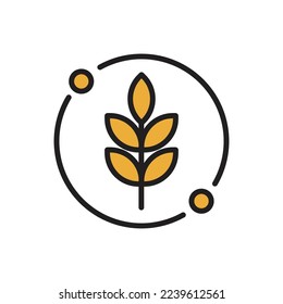 Grain Icon Simple Vector Illustration