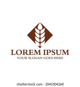 grain logo , agriculture logo vector