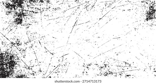 Ruido de grano de semitono o textura granulada o trabajo de puntos ruido de grano de papel textura de diseño arenoso sutil salpicadura negra, polvo, llovizna. Gradiente de espolvoreo de arena áspera. Efecto de salpicadura de tinta de pincel.