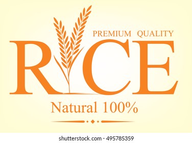 grain organic natural product with light background. concept vector illustration