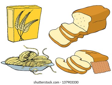Grain Products Set