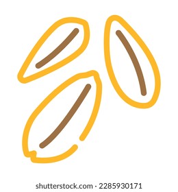 grain ripe wheat color icon vector. grain ripe wheat sign. isolated symbol illustration