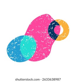 grain risograph effect cartoon. overlay vintage, aesthetic art, graphic color grain risograph effect sign. isolated symbol vector illustration