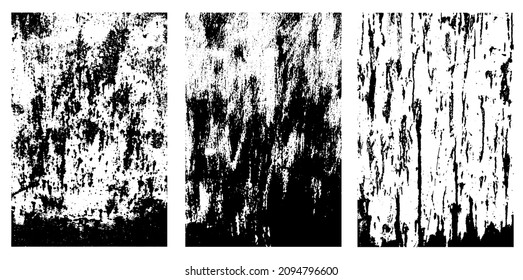 Grain and Scratch Metal Rust Grunge Textures Set