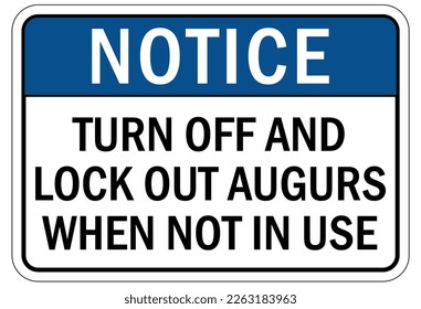 Grain silo hazard sign and labels