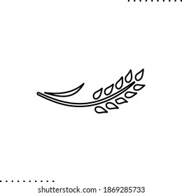 Kornspikelet-Vektorsymbol in Umrissen