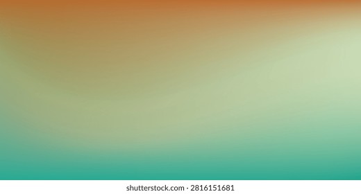 Grain teal orange gradient abstract background. Mesh stippled background