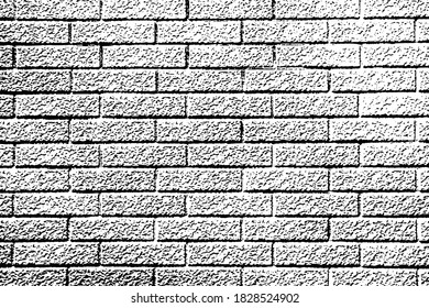 Grain texture mottled abstract vector black and white monochrome material background brick wall tiles wall