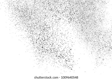 Grain texture noise overlay with grunge abstract background and white pattern vector illustration. Dust speckle grainy rough vintage distressed effect for old aged retro design element
