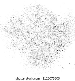 Grain texture noise overlay with grunge abstract background and white pattern vector illustration. Dust speckle grainy rough vintage distressed effect for old aged retro design element