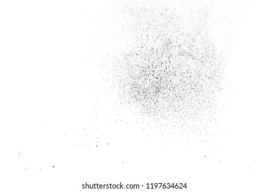 Grain texture noise overlay with grunge abstract background and white pattern vector illustration. Dust speckle grainy rough vintage distressed effect for old aged retro design element