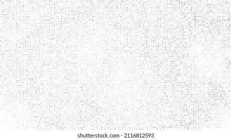 Fondo Dotado De Medio Tono Blanco Y Gris. Resumen del patrón de puntos de Polka. Fondo del estilo de arte pop. Explosión plateada De Confetti. Imagen Generada Digitalmente. Ilustración De Vectores, Eps 10.  