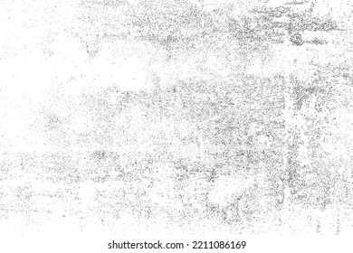 Textura negra angustiada. Textura granulada oscura sobre fondo blanco. El polvo sobrante texturado. Partículas de ruido de grano. Efecto blanco roto. Elementos de diseño gruesos. Ilustración del vector, EPS 10.