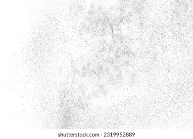 Grain texture noise overlay with grunge abstract background and white pattern vector illustration. Dust speckle grainy rough vintage distressed effect for old aged retro design element