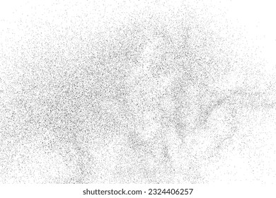 Grain texture noise overlay with grunge abstract background and white pattern vector illustration. Dust speckle grainy rough vintage distressed effect for old aged retro design element