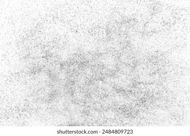Textura negra del grunge sobre fondo blanco. Abstractas patrón de pared. Viejo fondo de papel. Fondo de pantalla futurista gris. Ilustración vectorial, EPS 10.