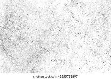 Grain texture noise overlay with grunge abstract background and white pattern vector illustration. Dust speckle grainy rough vintage distressed effect for old aged retro design element