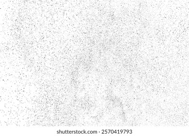Grain texture noise overlay with grunge abstract background and white pattern vector illustration. Dust speckle grainy rough vintage distressed effect for old aged retro design element