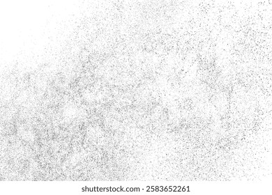 Grain texture noise overlay with grunge abstract background and white pattern vector illustration. Dust speckle grainy rough vintage distressed effect for old aged retro design element