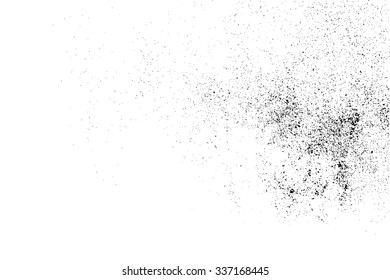 Textura abstracta granulada sobre un fondo blanco. Elemento de diseño. Ilustración vectorial, eps 10.