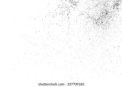 Grain texture noise overlay with grunge abstract background and white pattern vector illustration. Dust speckle grainy rough vintage distressed effect for old aged retro design element