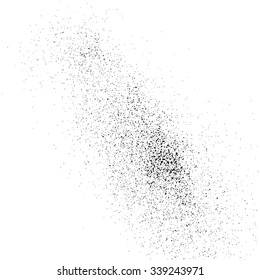 Grain texture noise overlay with grunge abstract background and white pattern vector illustration. Dust speckle grainy rough vintage distressed effect for old aged retro design element