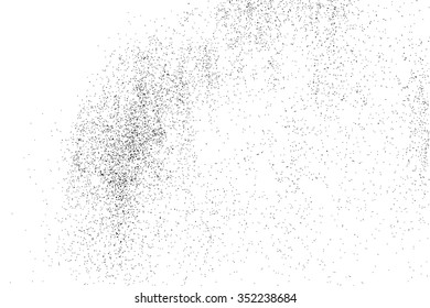 Grain texture noise overlay with grunge abstract background and white pattern vector illustration. Dust speckle grainy rough vintage distressed effect for old aged retro design element