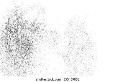 Grain texture noise overlay with grunge abstract background and white pattern vector illustration. Dust speckle grainy rough vintage distressed effect for old aged retro design element