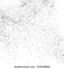 Grain texture noise overlay with grunge abstract background and white pattern vector illustration. Dust speckle grainy rough vintage distressed effect for old aged retro design element