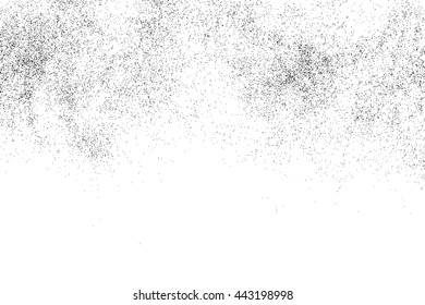 Grain texture noise overlay with grunge abstract background and white pattern vector illustration. Dust speckle grainy rough vintage distressed effect for old aged retro design element