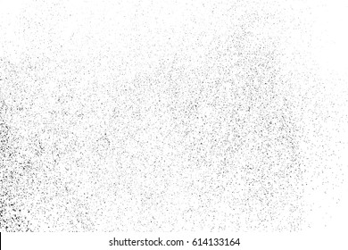Textura granulada negra aislada sobre fondo blanco. La superposición de la angustia texturada. Elementos de diseño gruesos. Ilustración vectorial,Pasos 10.