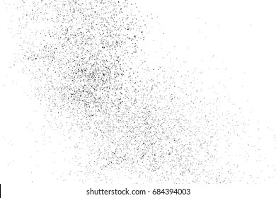 Grain texture noise overlay with grunge abstract background and white pattern vector illustration. Dust speckle grainy rough vintage distressed effect for old aged retro design element