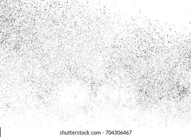 Schwarz-graue Textur einzeln auf weißem Hintergrund. Distress Overlay strukturiert. Grunge Designelemente. Vektorgrafik, eps10.