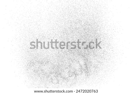 Grain texture noise overlay with grunge abstract background and white pattern vector illustration. Dust speckle grainy rough vintage distressed effect for old aged retro design element