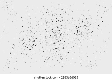 Grain Texture. Vector Abstract Spray Dots Background For posters, Retro Style.