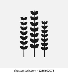 Grain vector icon isolated on white background