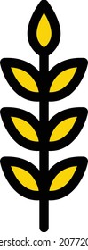 grain Vector illustration on a transparent background. Premium quality symbols. Stroke vector icon for concept and graphic design.