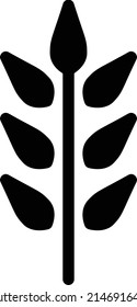 grain Vector illustration on a transparent background. Premium quality symbols. Glyphs  vector icon for concept and graphic design.
